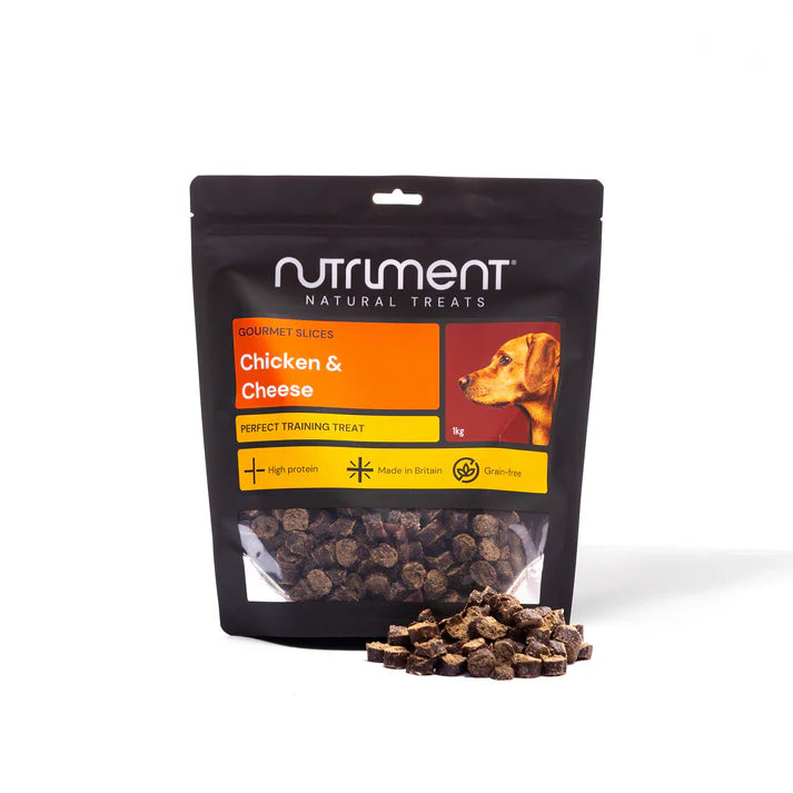 Chicken and Cheese Gourmet Slices Training Treats