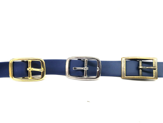 Navy Blue Dog Collar Buckles