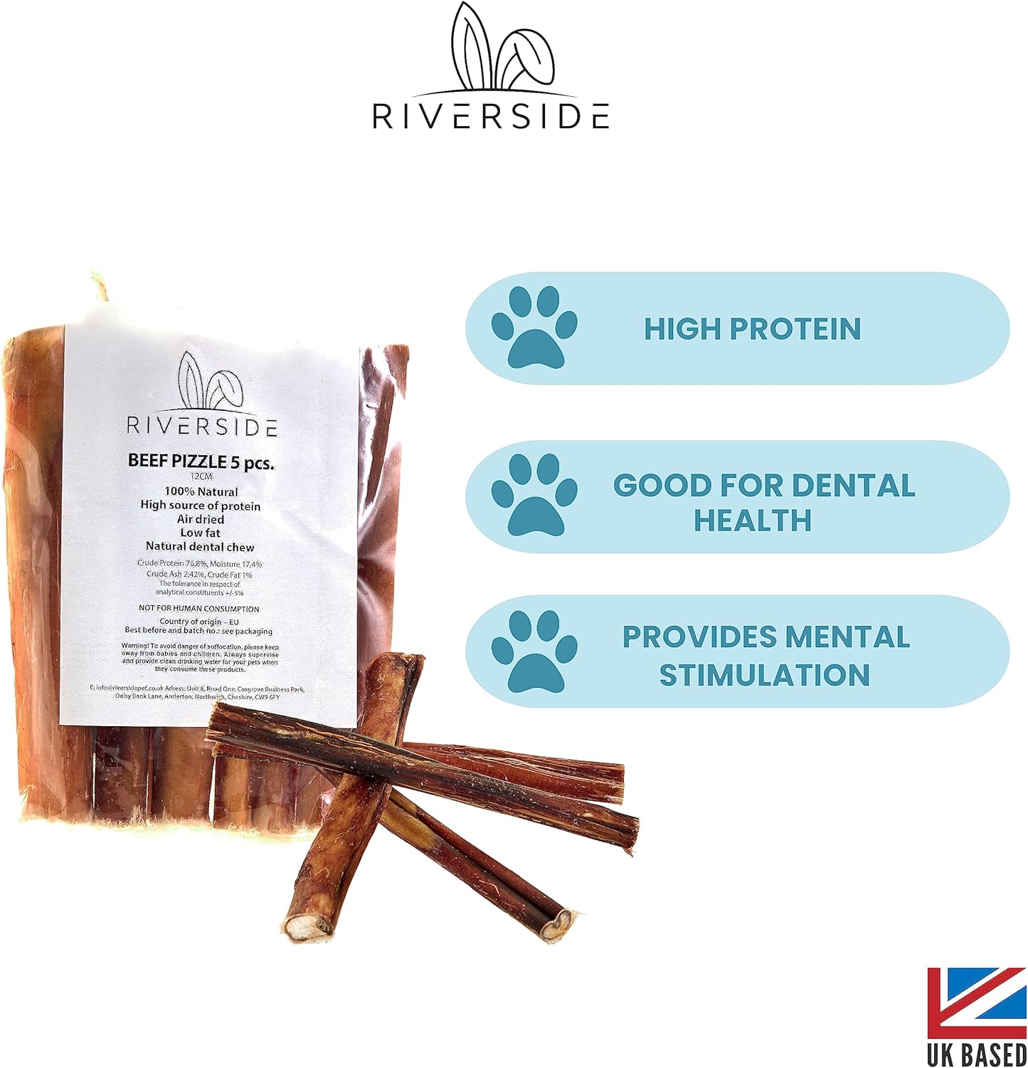 Bull Pizzle Natural Dog dental treat