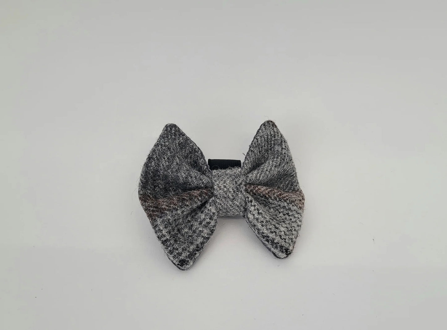 Abraham Moon Taupe Dog Bow Ties