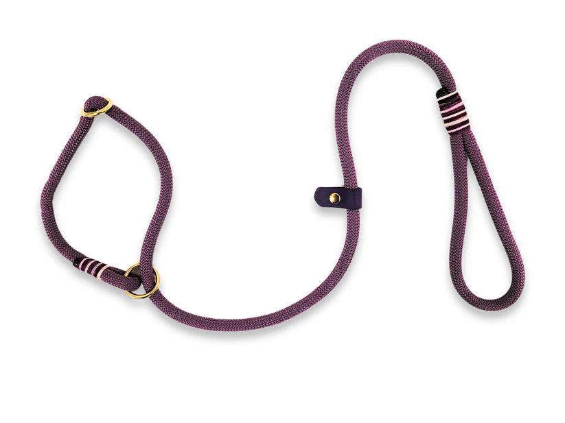 Mauve rope slip lead