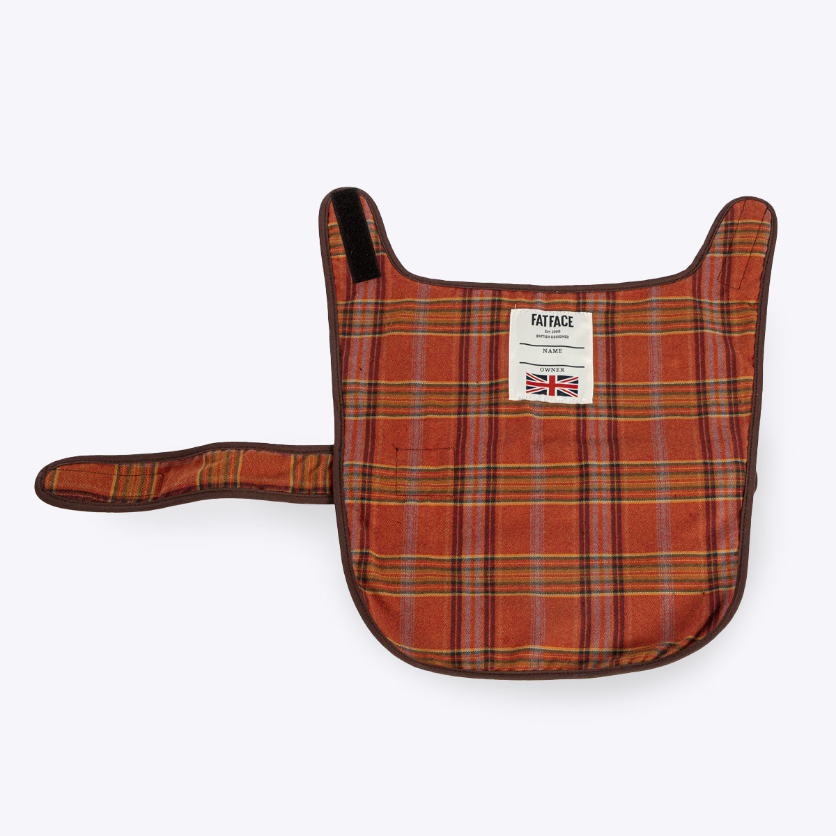Fat face burnt orange waxed dog coat