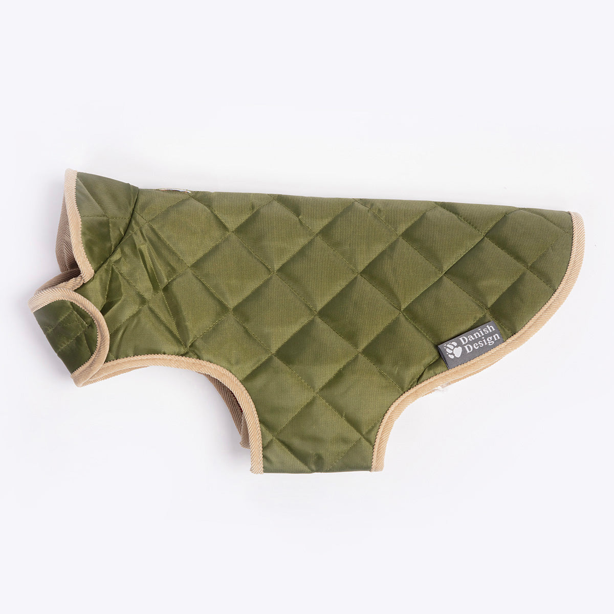 Green dog coat