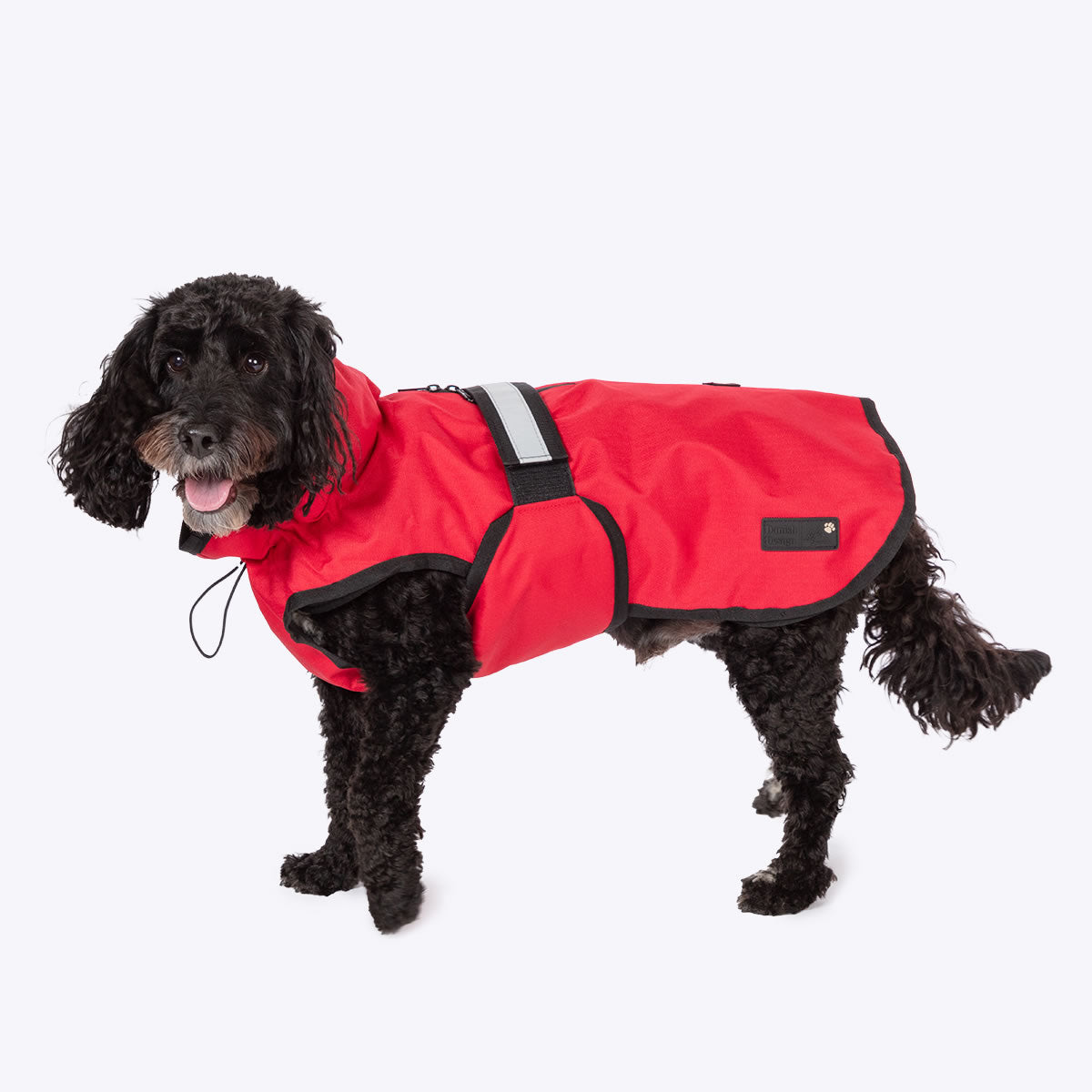 3 in 1 dog coat Red