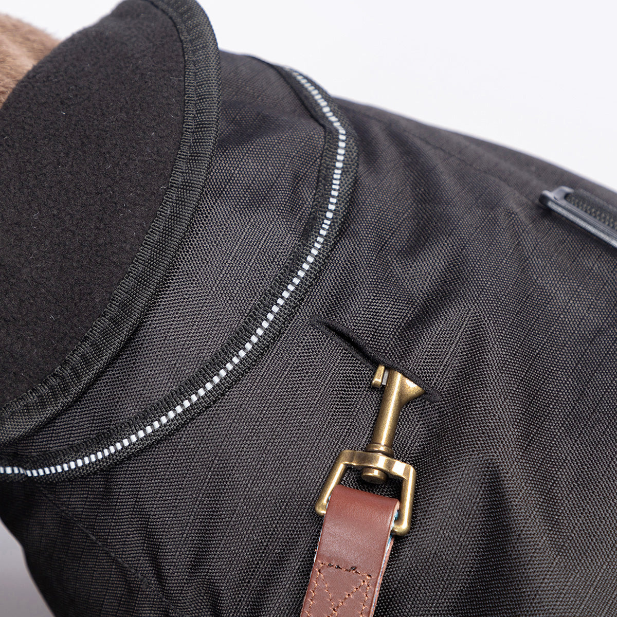 Harness dog coat