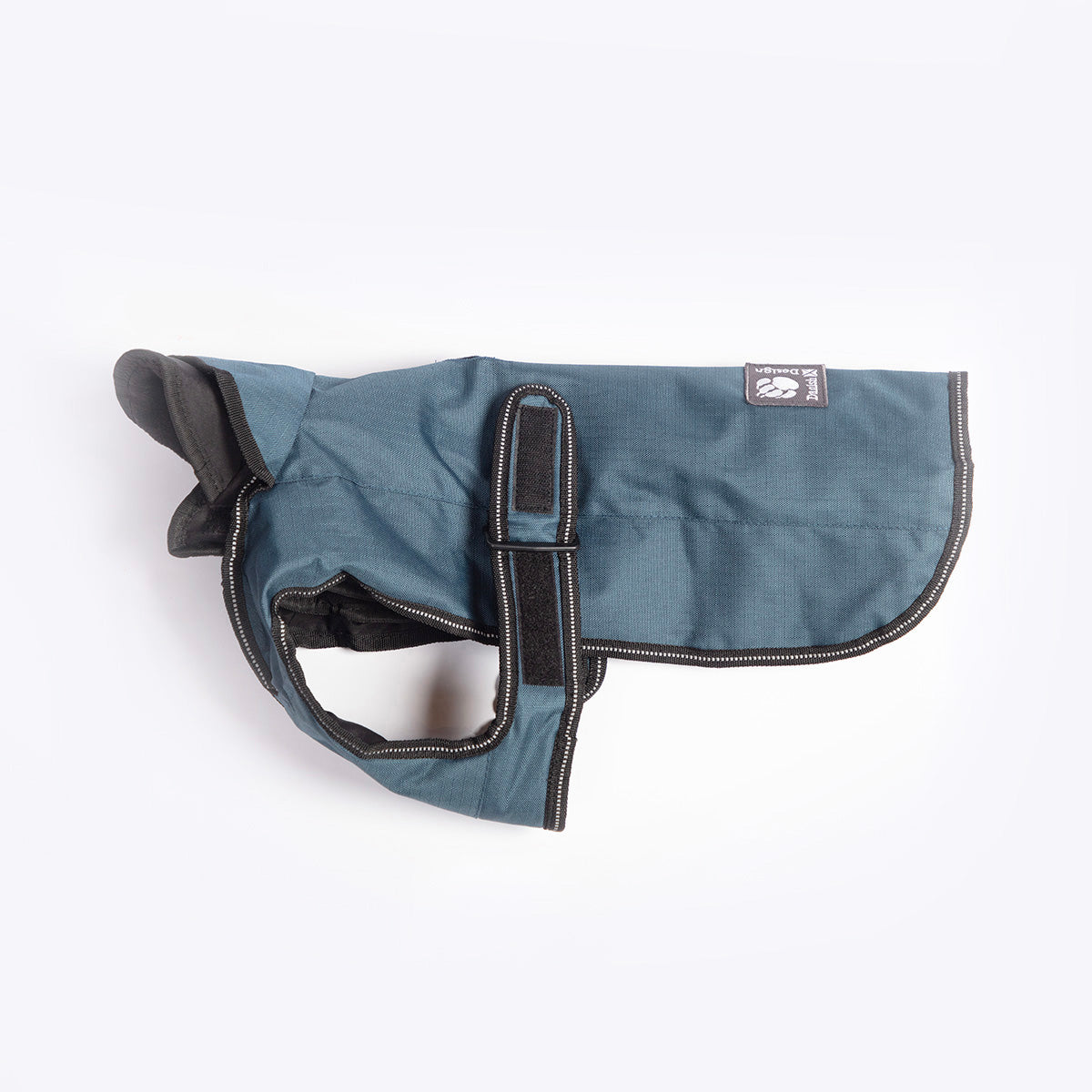 All season dog coat blue