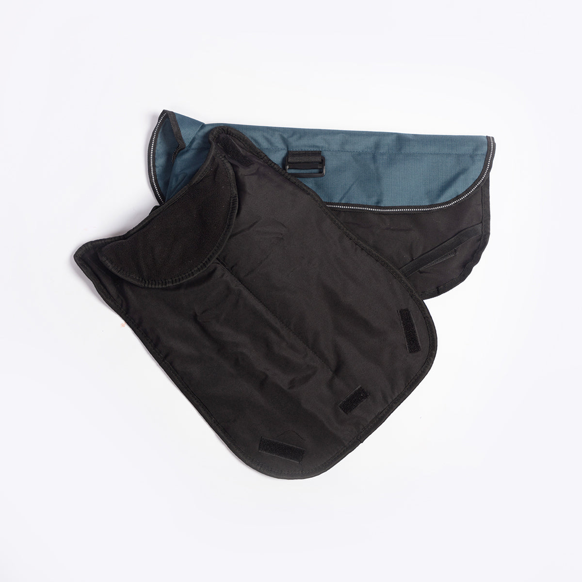 2 in 1 dog coat removable lining blue