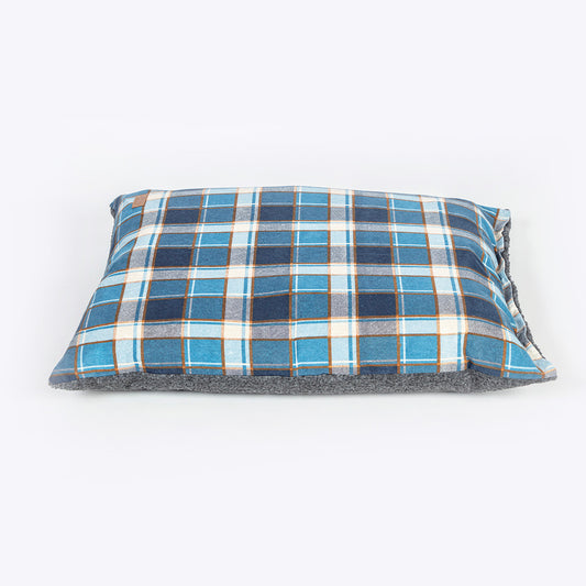 FatFace Fleece Check Deep Duvet Dog Bed