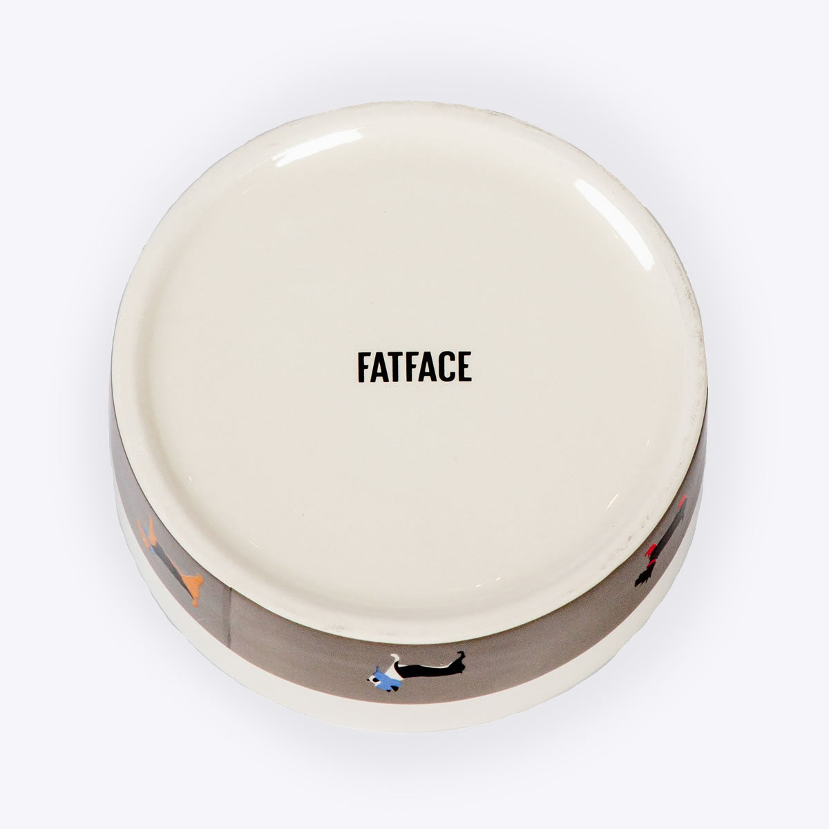 Fat face marching dog bowl