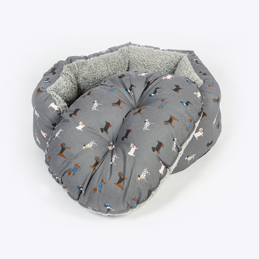 FatFace Marching Dogs Deluxe Slumber Dog Bed