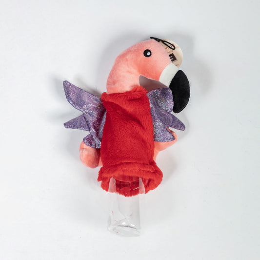 Floria Flamingo Bottle Dog Toy