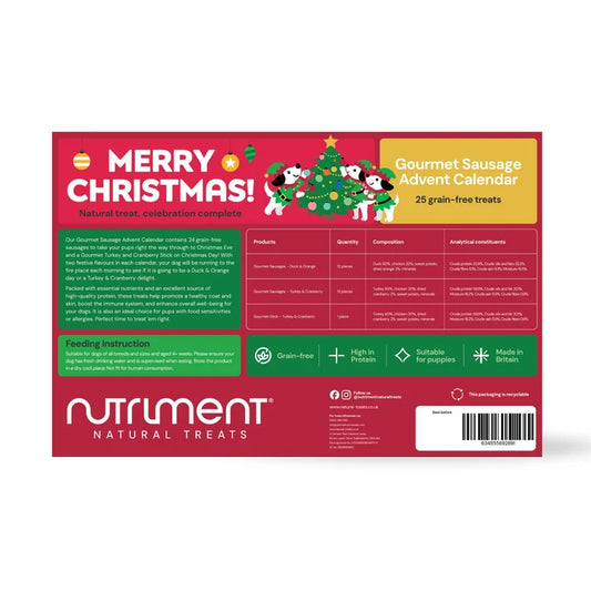 2026 Dog Advent Calendar | Grain-Free Gourmet Gourmet Sausage