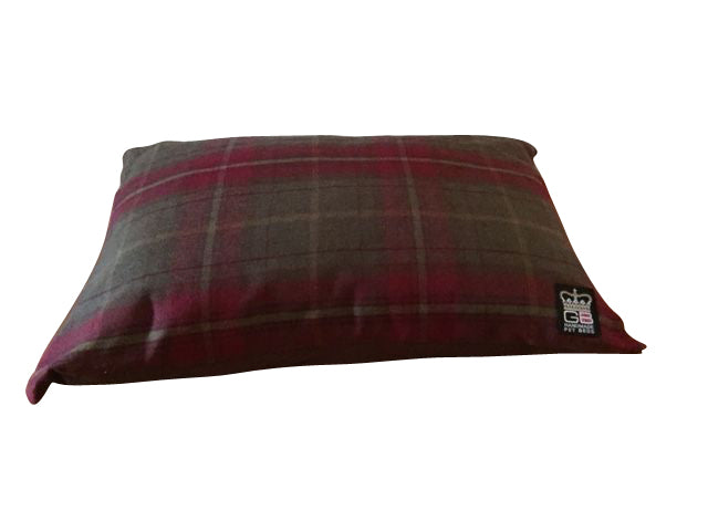 Fabric Dog Cushion Bed Monmouth green