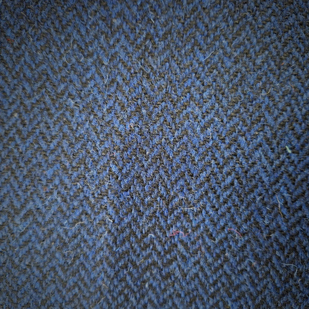 Harris tweed midnight blue