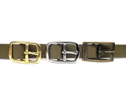 Olive dog collar buckles