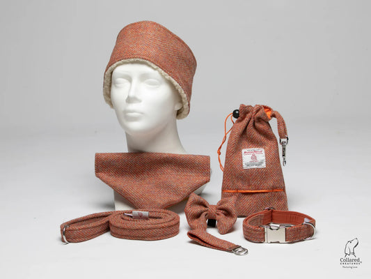 Harris Tweed Mandarin herringbone collection