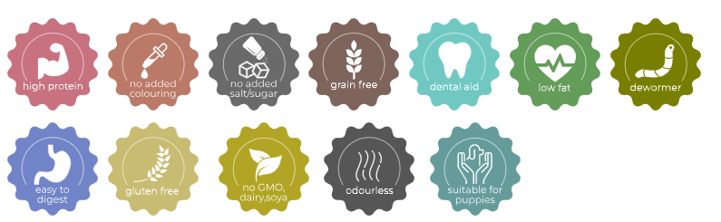 Natural dog treats Goat ears