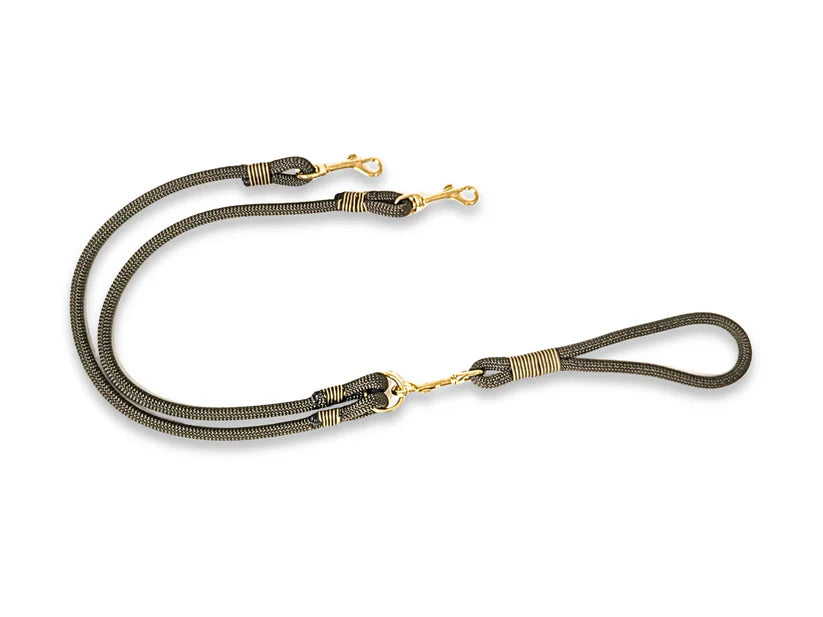 Army green rope split lead