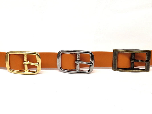 Burnt Orange dog collar buckle