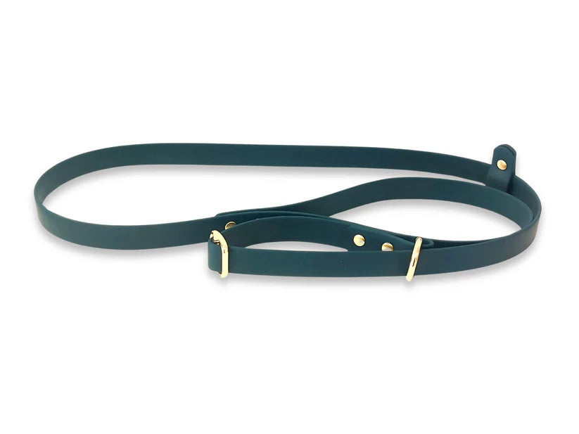 Waterproof Biothane Slip Lead Dark Green