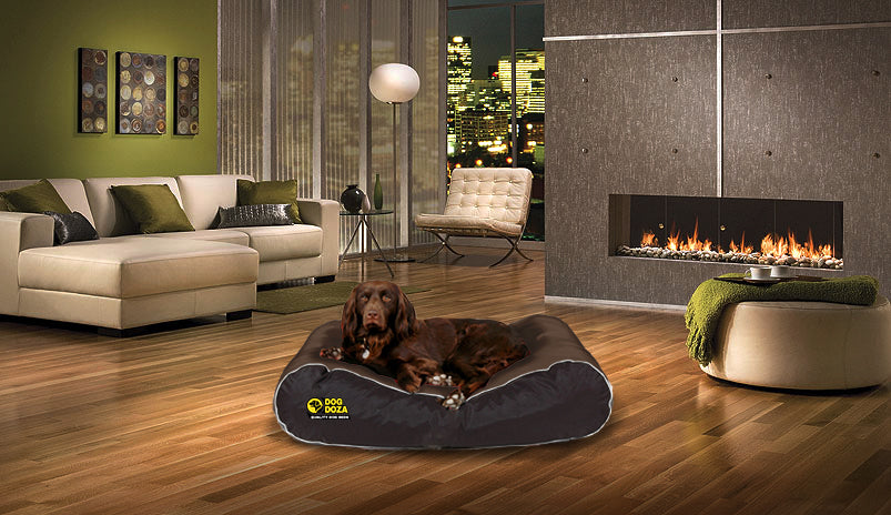 Active Waterproof Box Border Dog Bed