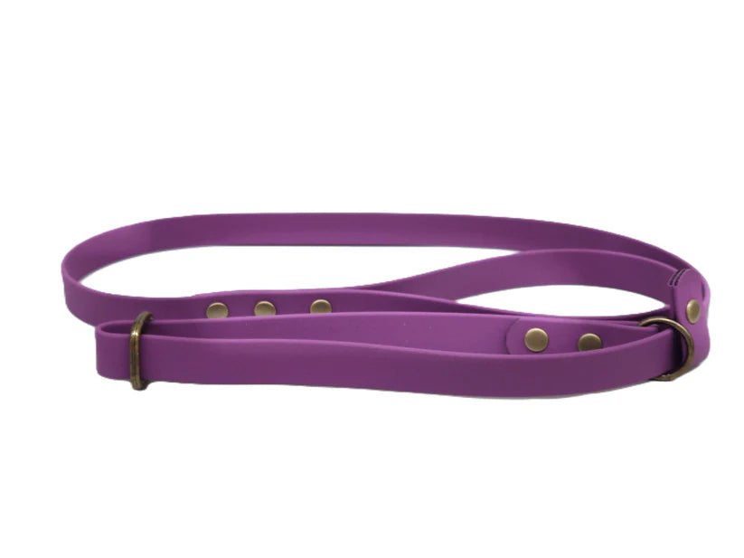 Waterproof Biothane Slip Lead Grape