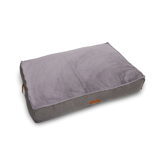 Ralph & Co Balmoral Luxury Grey Herringbone Dog Bed