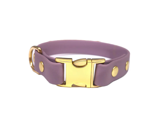 Mauve Toy breed Waterproof Dog Collar