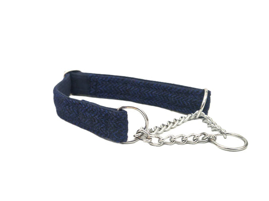 Midnight Blue Martingdale Half Choke  Collars