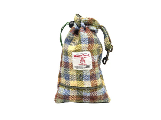 Harris tweed moorland country check treat bag