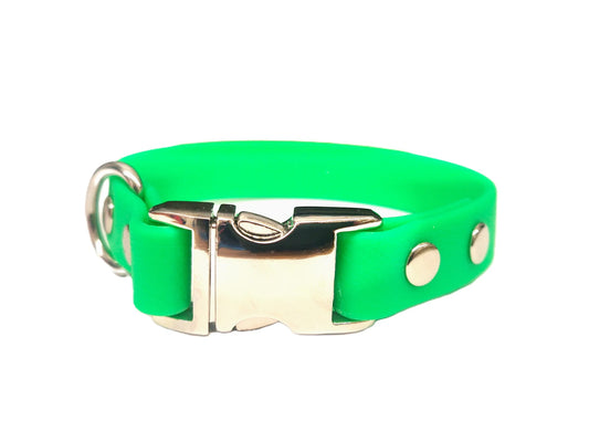 Neon Green Toy breed Waterproof Collar