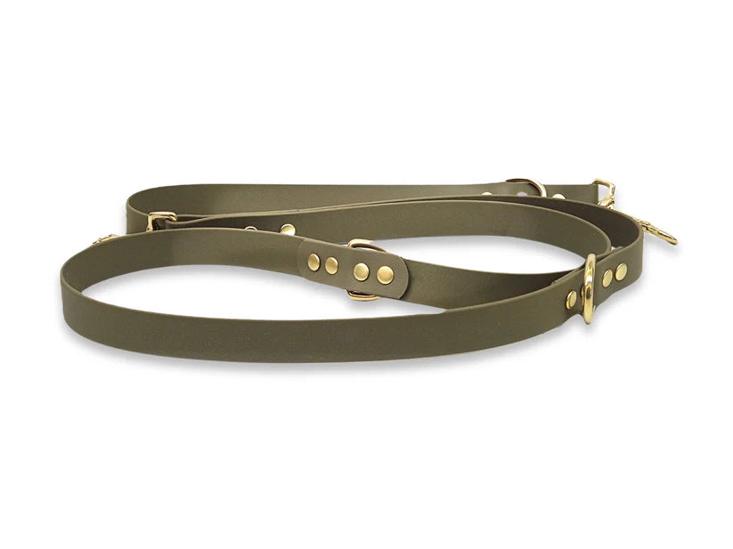 olive-green-waterproof-biothane-dog-training-lead