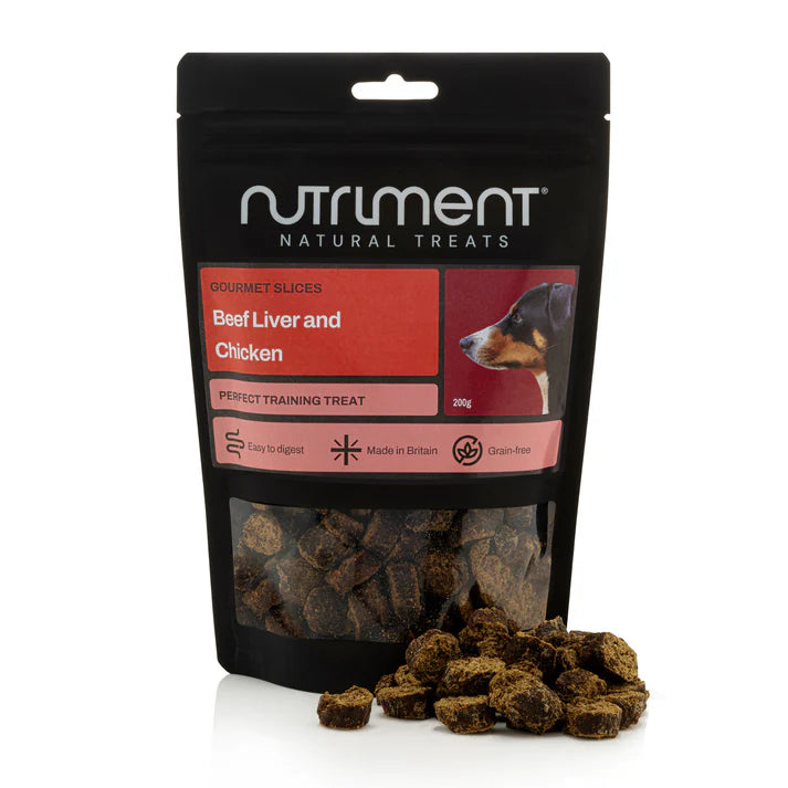Gourmet Slices for dogs - Beef Liver and Chicken Training Treat