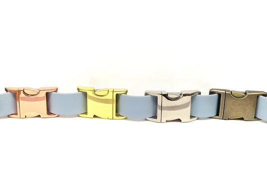 Waterproof Metal Clasp options for Dog Collar
