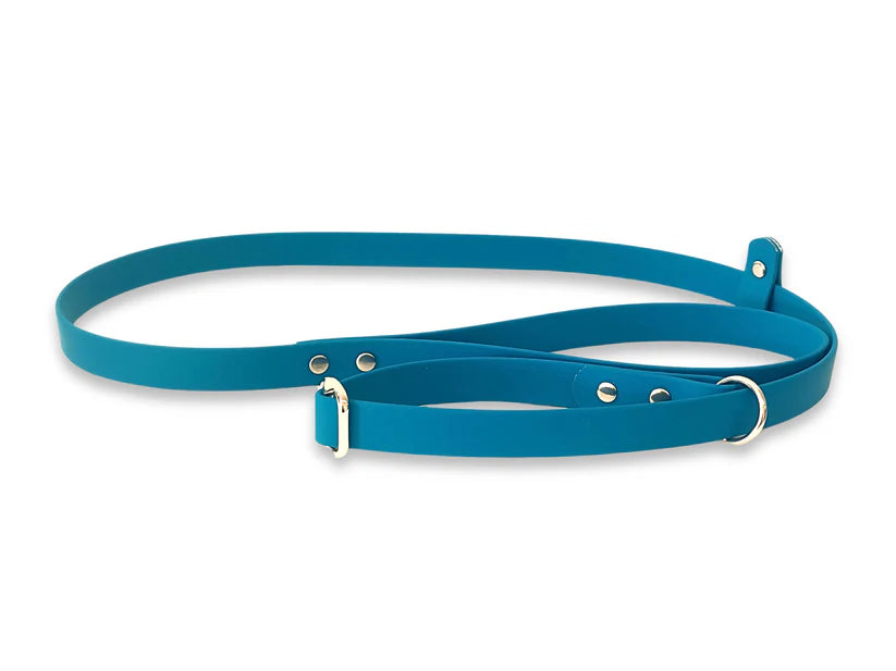 Waterproof Biothane Slip Lead Turquoise