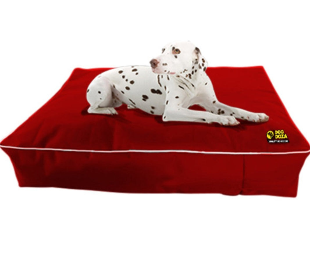 Dog Doza Waterproof Dog Mattress Red