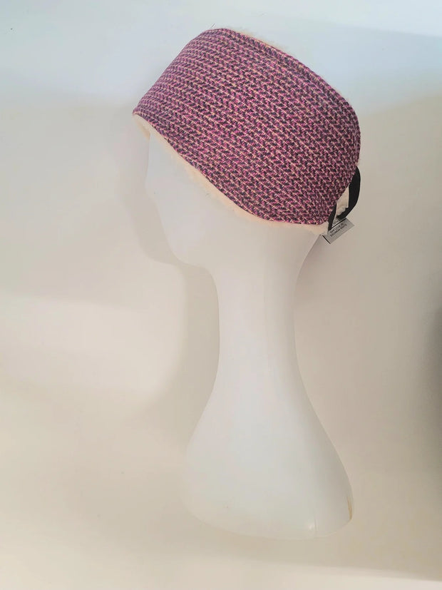 Harris Tweed Pink Paradise Ladies headband