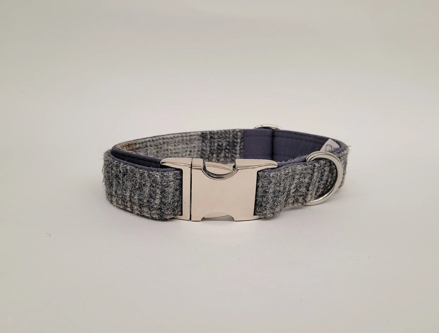 Abraham Moon Malham Taupe Luxury Dog Collar