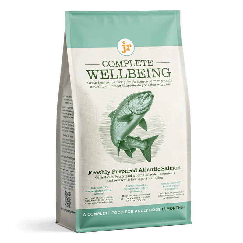 JR Complete Wellbeing Atlantic Salmon Grain Free Hypoallergenic Adult Dog Food