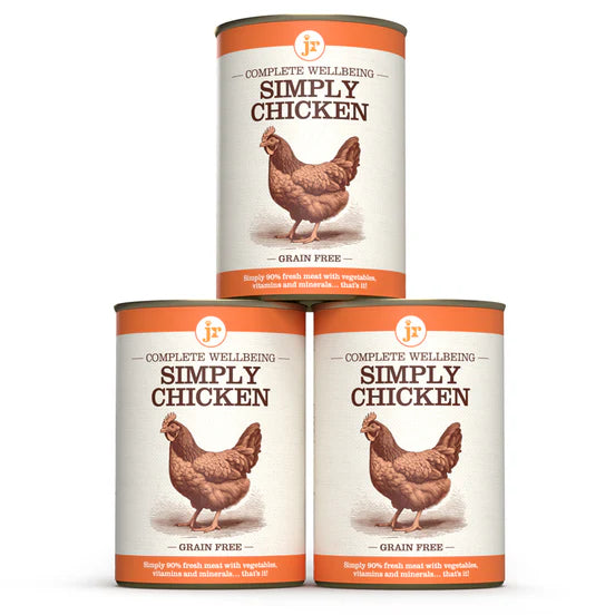 Simply Chicken Complete Wellbeing wet dog food  400g 3 pack