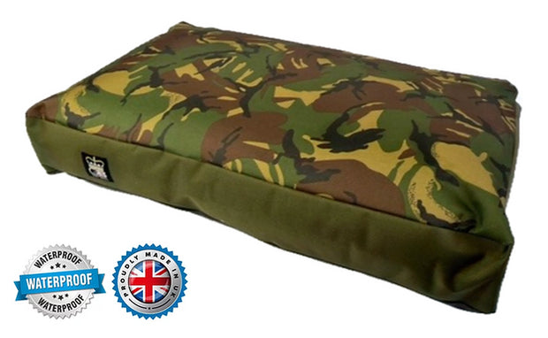 Waterproof Box Border dog mattress camouflage