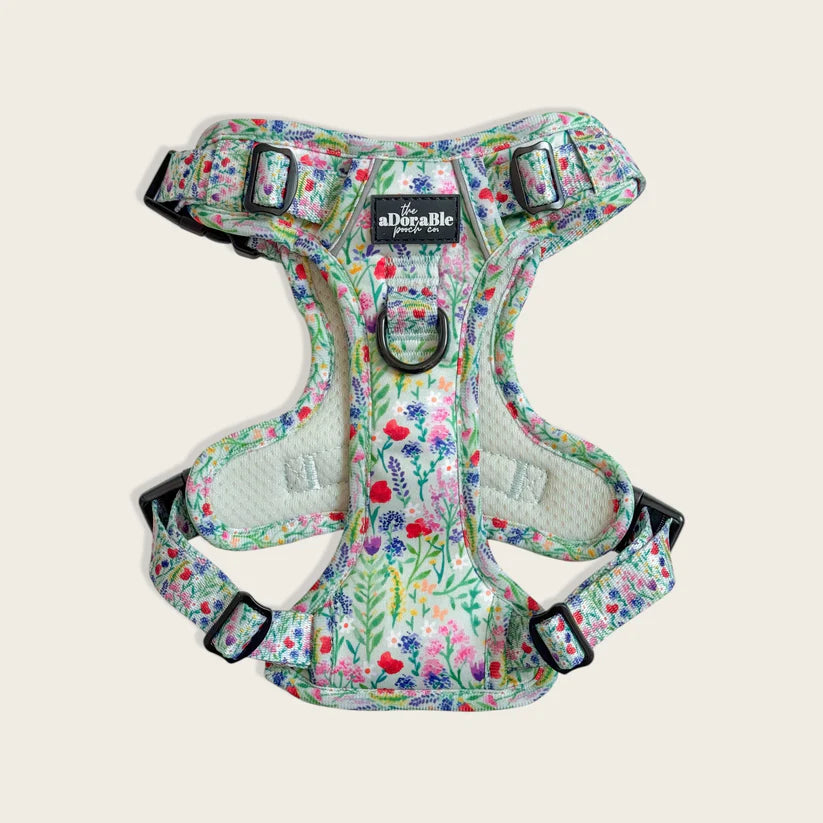 Wildflower Meadow Adorable Pooch Hike & Go Lite Dog Harness 