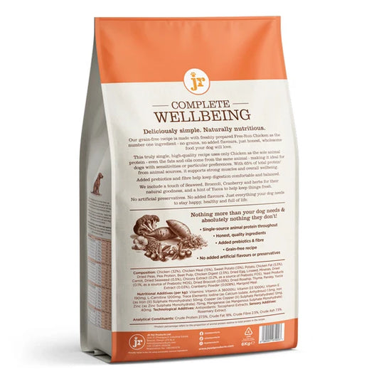 JR Complete Wellbeing Free-Run Chicken Grain Free Puppy Food | From 8 Weeks 6kg