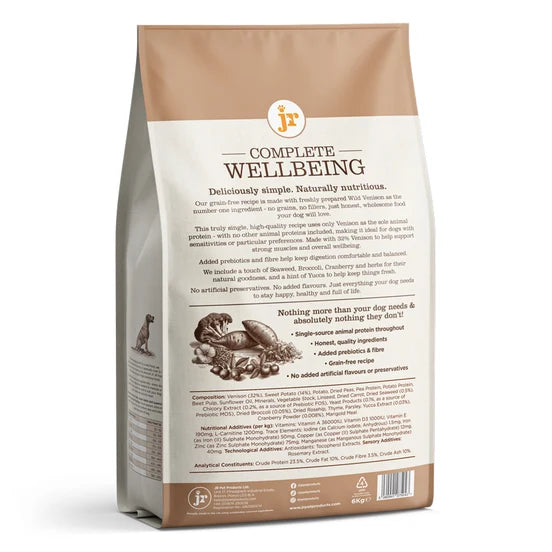 Wild Venison Dog Food Grain Free Single Protein