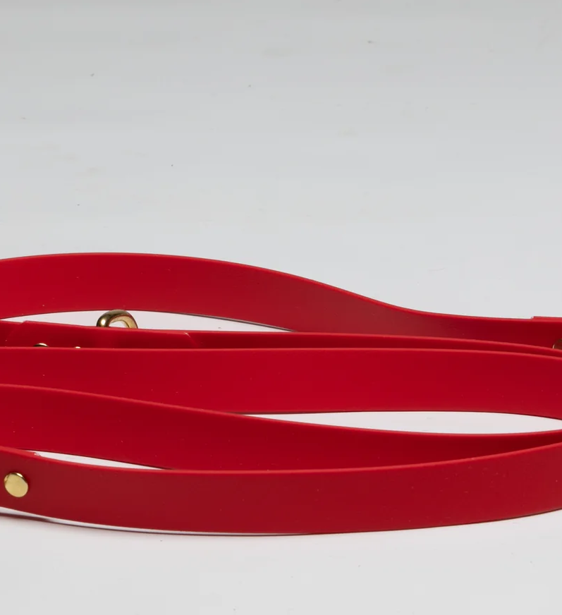 waterproof Split dog leads UK made Red