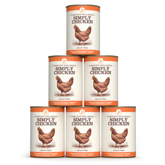 Simply Chicken Complete Wellbeing wet dog food  400g 6 pack