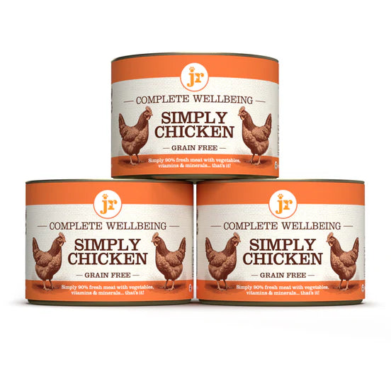 Simply Chicken Complete Wellbeing wet dog food  200g 3 pack