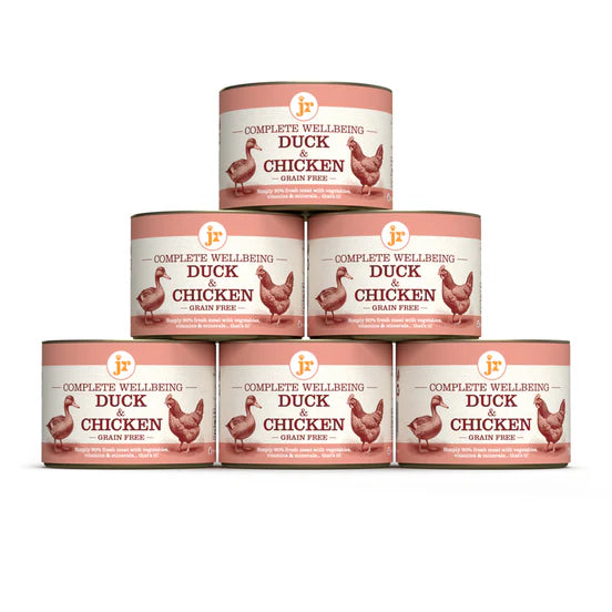JR Complete Wellbeing Wet Dog Food Duck & Chicken 6 Pack