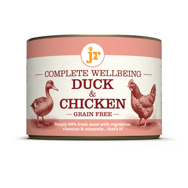 Duck and chicken grain-free wet pet food 