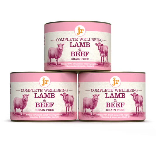 Complete Wellbeing Wet Dog Food - Lamb  and beef